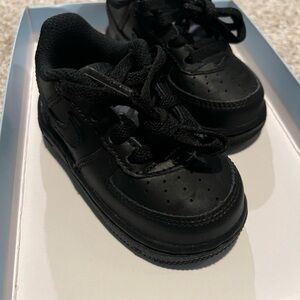 Nike Air Force Baby/Toddler Black Sneakers
